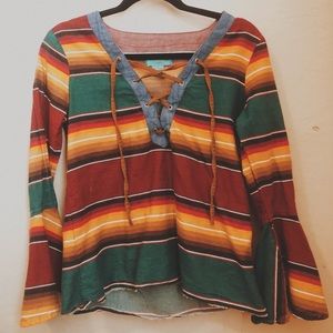 Tasha Pollizi serape blouse